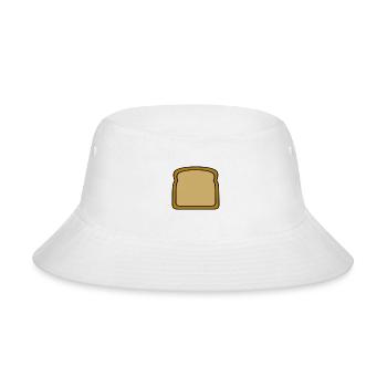 Bread Slice - Bucket Hat - white - Front