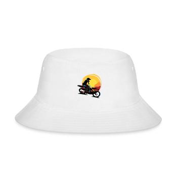 Motorcross T ShirtMotorcross art T Shirt - Bucket Hat - white - Front
