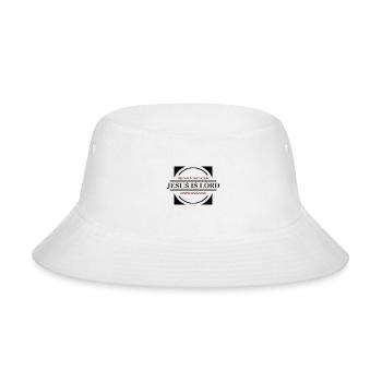 JESUS is LORD - Bucket Hat - white - Front