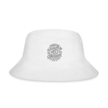 birthday babe shirt - Bucket Hat - white - Front