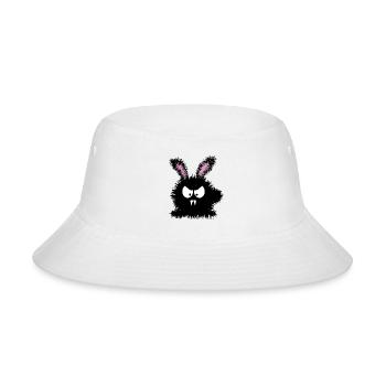 Grumpy Bunny doesn't carrot all! - Bucket Hat - white - Front