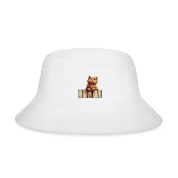 Funny Cat - Bucket Hat - white - Front