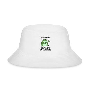 Me: No Problemo Narrator: But It Was All Problemo - Bucket Hat - white - Front