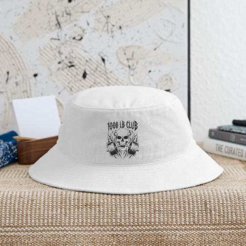 1000 LB Club Skull Barbell Powerlif - Bucket Hat