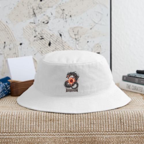 Dravon Fire Dragon Dark Fantasy Graphic T-Shirt - Bucket Hat