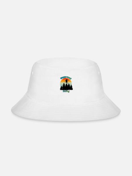Happy_mood, - Bucket Hat - white