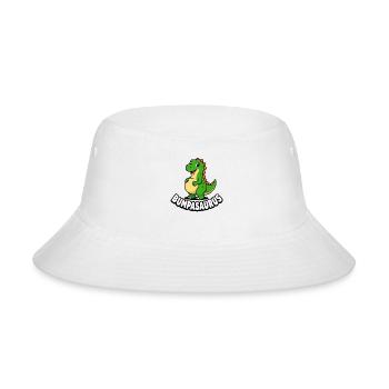 Expecting Mother Bumpasaurus Dinosaur Pregnancy - Bucket Hat - white - Front