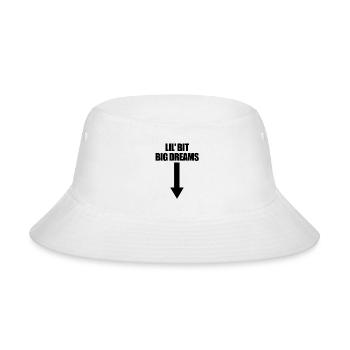 Expecting Mother Lil Bit Big Dreams Pregnancy - Bucket Hat - white - Front