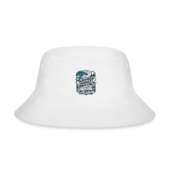 Savannah Georgia Paranormal Ghost Hunting Squares - Bucket Hat - white - Front