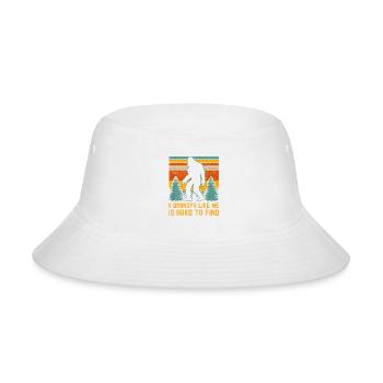Bigfoot Grandpa Hard To Find - Bucket Hat - white - Front