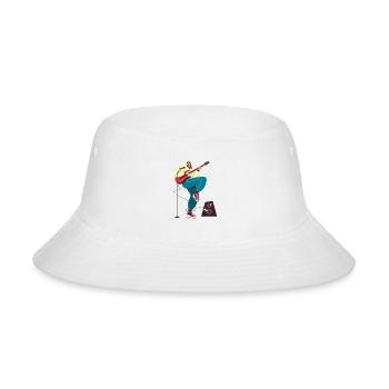 rockstar 1 - Bucket Hat - white - Front