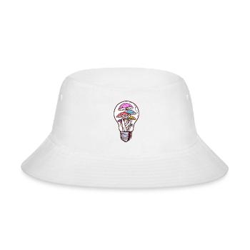 Mushroom 1 - Bucket Hat - white - Front