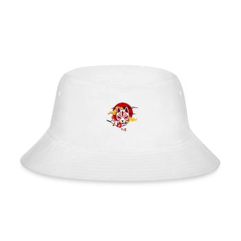 Japanese Mask - Bucket Hat - white - Front