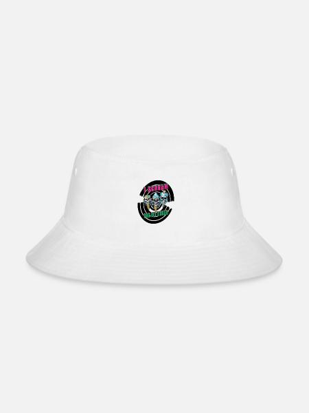 I Scream For Ice Cream - Brain Freeze Skulls - Bucket Hat - white