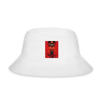 Crimson Veil Cowboy Chic - Bucket Hat - white - Front