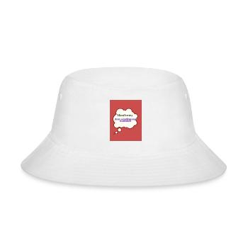 Manifesting And Mindin My Business - Bucket Hat - white - Front