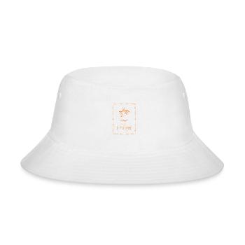 Bengali Sacred Face Line Art - Bucket Hat - white - Front