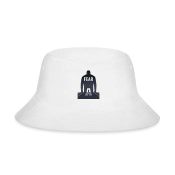 Facing Fear – Overcoming Inner Darkness - Bucket Hat - white - Front