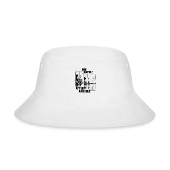 One Battle at a Time Panels - Bucket Hat - white - Front