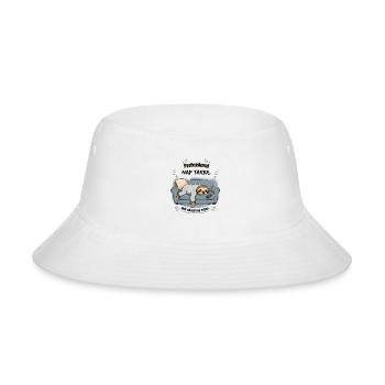 Cozy Sloth Pajama Couch - Bucket Hat - white - Front