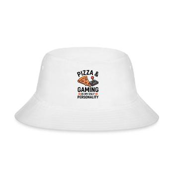 Pizza Arcade Pixel Joy - Bucket Hat - white - Front