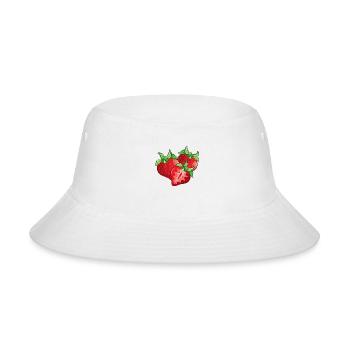 Strawberry Slice - Bucket Hat - white - Front