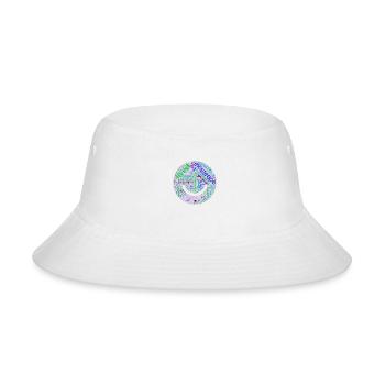 Word Art - Bucket Hat - white - Front