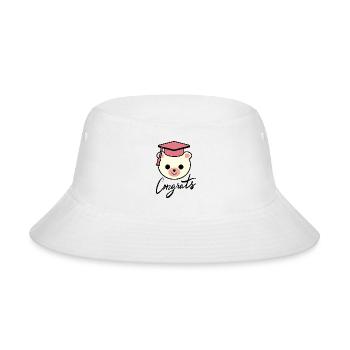 Congrats designed for you love gift for every one - Bucket Hat - white - Front