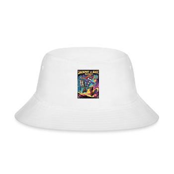 Jackpot or Bust, Partner! – Psychedelic Cowboy - Bucket Hat - white - Front