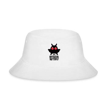 Antisocial Butterfly Mothman Cryptid - Bucket Hat - white - Front
