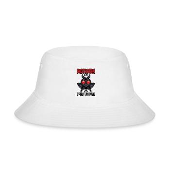 Mothman Is My Spirit Animal - Bucket Hat - white - Front