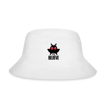 Believe In The Mysterious Mothman - Bucket Hat - white - Front