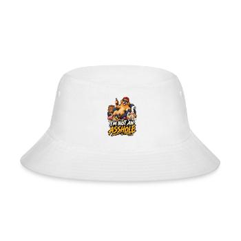 im not an asshole - Bucket Hat - white - Front