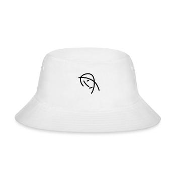 Abstract Face - Bucket Hat - white - Front