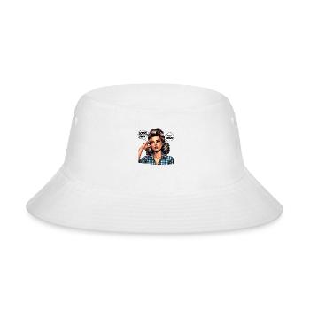 Overthinking Mode: Busy Mind - Bucket Hat - white - Front
