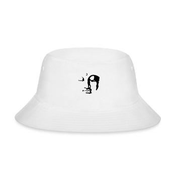 buddhas face - Bucket Hat - white - Front