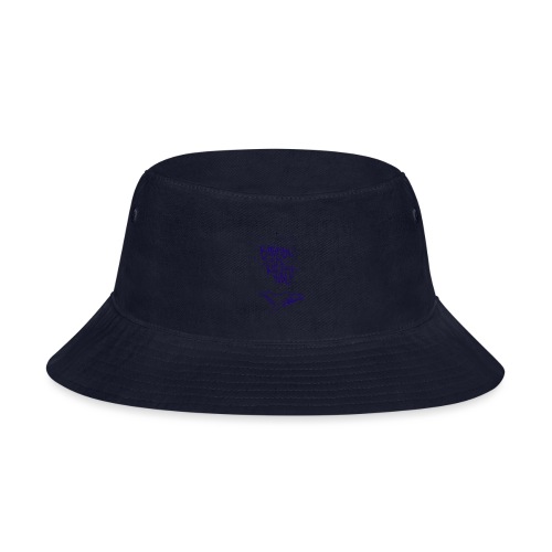 bitumen don't kill my vibe - navy - Bucket Hat
