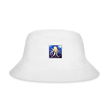 Cute anime giant squid - Bucket Hat - white - Front