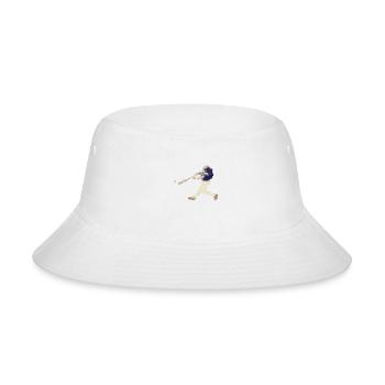 Art Baseball Player - Bucket Hat - white - Front