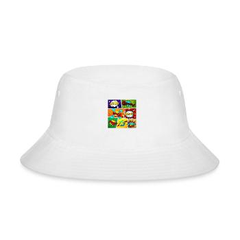 Comic Book Style Panels - Bucket Hat - white - Front