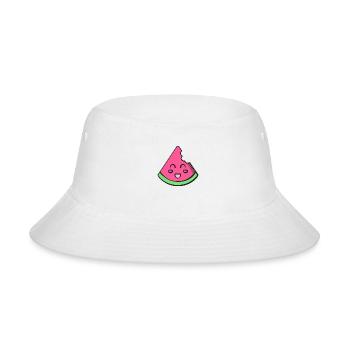 Happy Melon Slice - Bucket Hat - white - Front