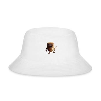 Coffee Monster - Bucket Hat - white - Front