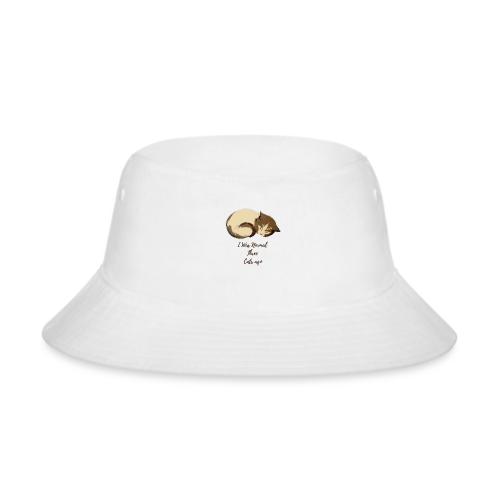 I Was Normal Three Cats Ago Funny Cat T-Shirt - Bucket Hat