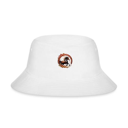 Year of the Horse Fiery Spirit T Shirt, Lunar New - Bucket Hat