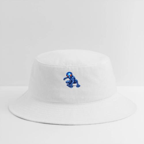 Blue Alien Crouch - Bucket Hat
