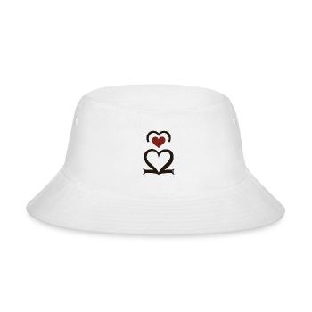 Loving heart - Bucket Hat - white - Front