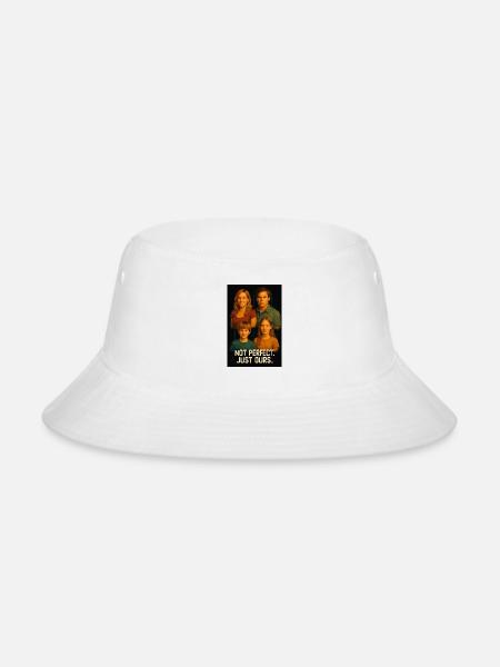 Family Unity Pixel Art Gallery Tee - Bucket Hat - white