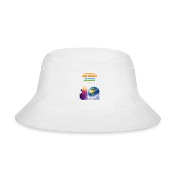 Gen. 1:1 Creation Heavens Earth - Bucket Hat - white - Front