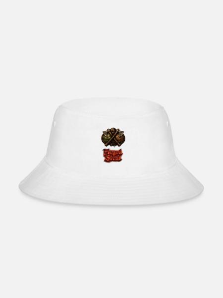 Forged Steel Celtic Viking Emblem - Bucket Hat - white