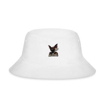 Mothman Drones  - Bucket Hat - white - Front